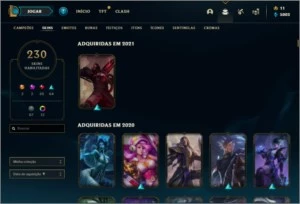 Conta de League of Legends unranked barata pra caramba LOL