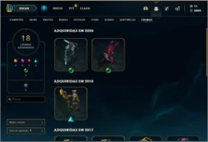 Conta de League of Legends unranked barata pra caramba LOL