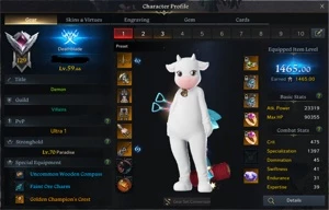 CONTA LOST ARK MAIN PALADINO 1510 ARMA +23 + 6 ATLS