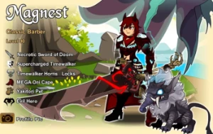 Conta AQW Adventure Quest Worlds - MAGNEST