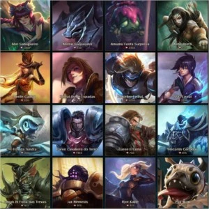 CONTA (SEASON 4) PLATINA(SOLOQ, FLEX E TFT)NVL 150+ 50 SKINS - League of Legends LOL