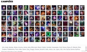 Conta ouro 4 com 102 Champs e 100 Skins + 659 RP - League of Legends LOL