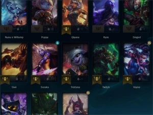 CONTA LOL DIAMANTE 2  - 33 CHAMP - 5 SKINS - League of Legends