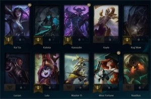 CONTA LOL DIAMANTE 2  - 33 CHAMP - 5 SKINS - League of Legends