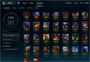 CONTA LOL LEAGUE OF LEGENDS PLATINA 1
