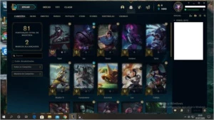 CONTA OURO 3 - League of Legends LOL