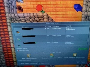 VENDO CONTA RP 157 EK 53 ED 44 - ( IMPERA) - Tibia
