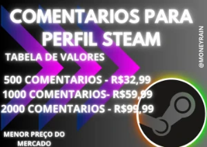✨Comentarios No Perfil Steam✨ - ❖Escolha A Quantia❖