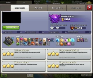VENDO CV9 FULL COM TROCA DE NOME MUITO BARATO! COC - Clash of Clans