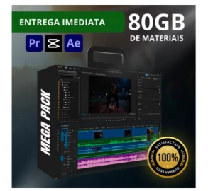 🔥 Mega Pack Edição De Vídeo Completo Capcut 80GB🔥
