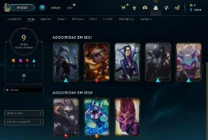League Of Legends, Dj sona, BloodMoon Aatrox, GodKing Darius LOL