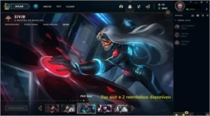 Conta League of legends com pax sivir LOL
