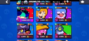 Contas Brawl Stars Full Acesso 27K🏆60Brawlers