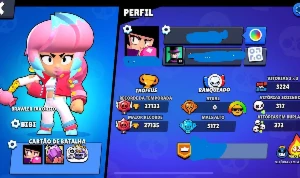 Contas Brawl Stars Full Acesso 27K🏆60Brawlers