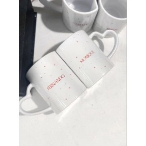 Par de Canecas de Encaixe Personalizadas - Artesanato e Personalizados