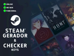 Gerador e Cheker de Steam Keys (Entrega Imediata) + Brinde - Others