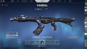 conta valorant desde o beta, com + de 700 reais em skins