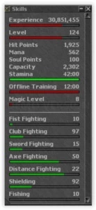 Elite Knight 175 skills: 96/94 ml:9 - Tibia
