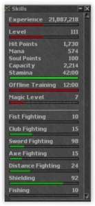 Elite Knight 175 skills: 96/94 ml:9 - Tibia