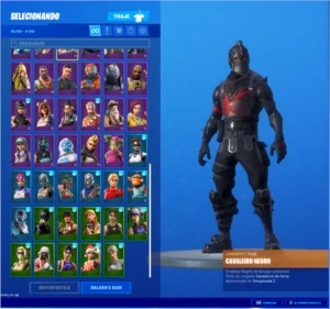 Conta Fortnite Cavaleiro Negro