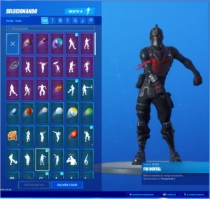 Conta Fortnite Cavaleiro Negro