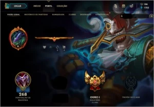 Conta Lol Gold 1 82 Champs 25 Skins - League of Legends