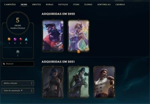 conta lol platina 4 57%wr - League of Legends
