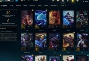 conta lol platina 4 57%wr - League of Legends