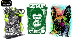 Pack Com Mais De 100 Mil Designs De Estampa Para Camisetas - Outros