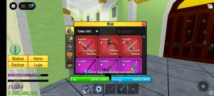 Conta Blox Fruits Max Level + [Insira uma Espada ou Fruta Ra - Roblox