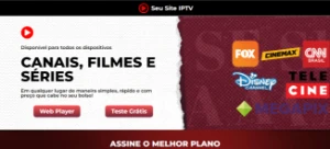 Landing Page para anúncio e venda de planos IPTV - 2024