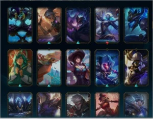 Skins com Bordas Raras, 108 campeões 152 skins - League of Legends LOL