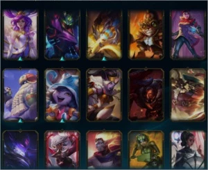 Skins com Bordas Raras, 108 campeões 152 skins - League of Legends LOL