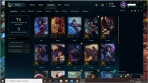 CONTA UNRANKED - League of Legends LOL