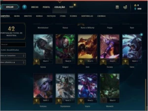 Conta Lv 23, com 29 Campeões Habilitados - League of Legends LOL