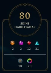 Conta League of Legends lvl 162 LOL