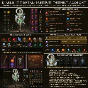 Conta diablo imortal forte