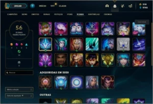 Conta diamante 4 com 14 skins e 40 champs - League of Legends LOL