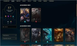 CONTA LOL SERVIDOR NA - 66 CHAMPS - 37 SKINS - SILVER 2 - League of Legends