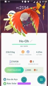 Conta Pokémon Go Lv 30 Time Amarelo - Cães Lendários + Ho-Oh