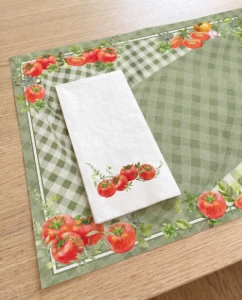 Guardanapo de Papel Pomodoro (12 unidades) - Artesanato e Personalizados