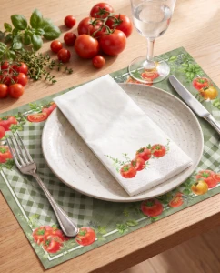 Guardanapo de Papel Pomodoro (12 unidades) - Artesanato e Personalizados
