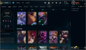 Conta LOL 89 plat 1 - League of Legends