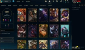 Conta LOL 89 plat 1 - League of Legends