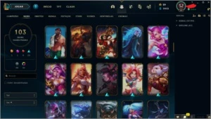 Conta LOL 89 plat 1 - League of Legends