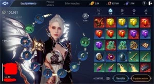 Conta Mir4 SA53 maga LVL 80 100k pp ~ 3k gold  + alt lvl 45