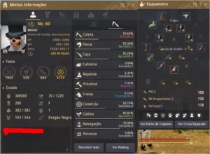 Conta black desert sorcc/mago permuta ls e grind