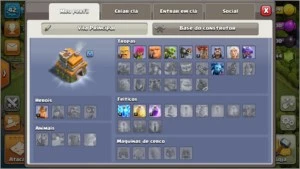 Centro de Vila 7 Rushado!! - Clash of Clans