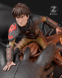 Hiccup and Toothless - domando meu dragon 3d stl - Outros