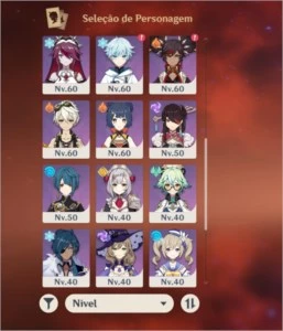 AR55 COM 11 T5 HUTAO HOMA ZHONGLI KLEE BAAL - Genshin Impact